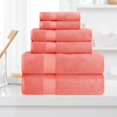 thumbnail image 2 of Impressions Rosaline Zero-Twist Cotton 6-piece Towel Set, 2 of 4