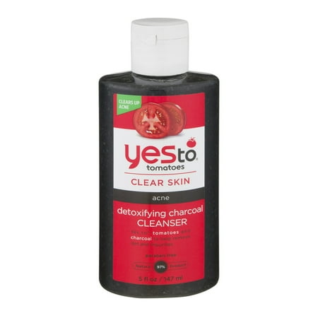 Tomatoes Detoxifying Facial Charcoal Cleanser By Yes To