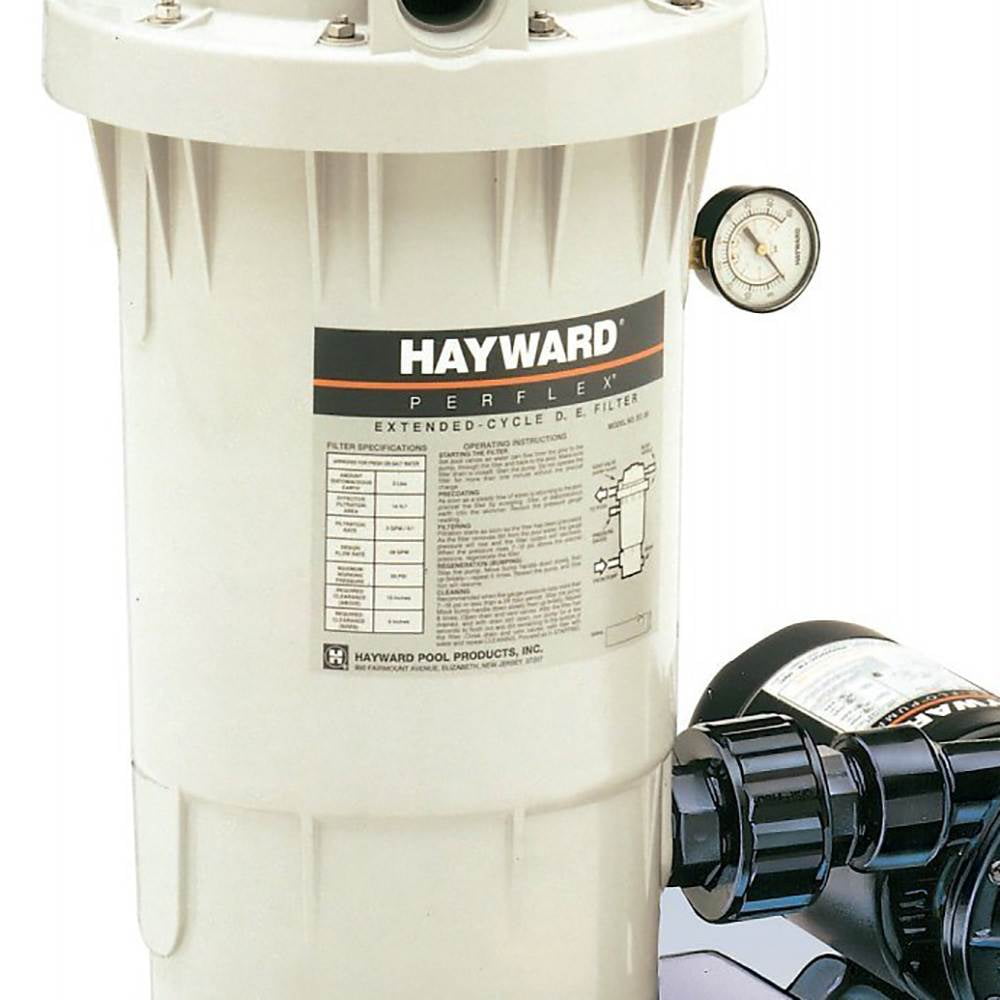 Hayward Perflex ExtendedCycle 40 GPM DE Filter Pool Pump System