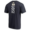 thumbnail image 3 of Men's Roman Josi Navy Nashville Predators Backer Name & Number T-Shirt, 3 of 3