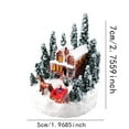 thumbnail image 2 of Petit Ornement de Bureau en Résine Éclairée Décoration Festive Mignonne Miniature Cottage, 2 of 6