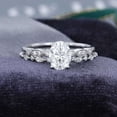 thumbnail image 3 of Jewelerix Oval Cut Ring 925 Silver Moissanite Diamond Engagement Ring 2.50 CT Amazing Proposal Mother's Day Surprise Gift, 3 of 5