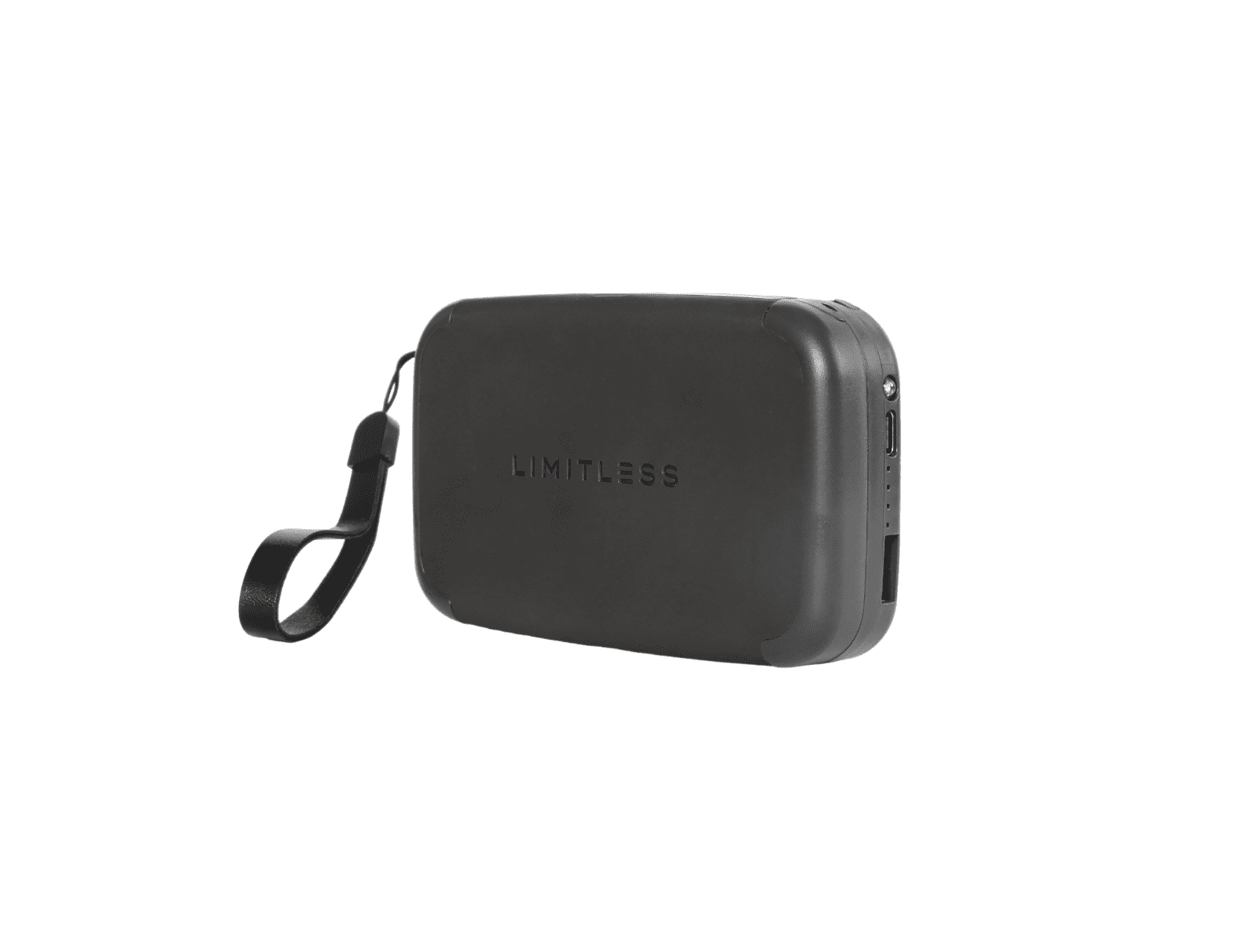 RFID Blocking Wallet & Power Bank With Built-In Charging Cable & Interchangeable Adapters (Black)