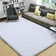 thumbnail image 7 of Homore Cute Fluffy Carpet Soft Washable Area Rugs for Bedroom/ Living Room Decoration, 5' x 8' , White, 7 of 7