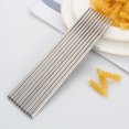 thumbnail image 1 of Dalazy 5 Pairs Anti-skip Stainless Steel Chopsticks Dinner Reusable Chopsticks Steel Chopsticks Metal Non-slip Chinese Chopsticks Home Kitchen Dinner Tool, 1 of 6
