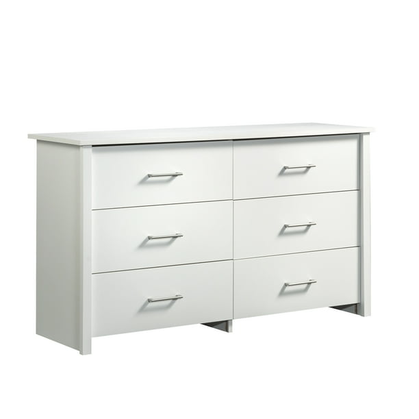 Mainstays Hillside 6-Drawer Dresser, Soft White Finish - Walmart