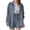 Navy, variant on RUTAYY Children Girls Outfits Sets Casual Summer Fall Solid Color Lapel Long Sleeve Pocket Shirt High Waist Drawstring Pocket Shorts Fashion Clothing, 7-8 Years