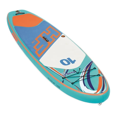 Bestway Hydro Force Huaka'i Tech 10 Foot Inflatable SUP Paddle Board with (Best Way To Get Rid Of Foot Calluses)
