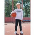 thumbnail image 4 of PureChapter 4 Pack Boys T Shirts Mixed Graphic Long Sleeve Crew Neck T-Shirts for 7-15 Years, 4 of 5