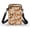Caramel Hibiscus Floral, variant on Chririnla Vintage Hawaiian Floral & Palm Leaf Pattern Crossbody Purse, Adjustable Strap Small Purse Multi-Purpose Cell Phone Purses for Travel Running