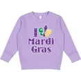 thumbnail image 2 of Inktastic I Love Mardi Gras Toddler Sweatshirt, 2 of 4
