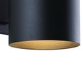 thumbnail image 4 of Outdoor Wall Lantern - Aluminum Cylinder Light - Dark Sky Compliant - Black Finish - Modern Exterior Lighting, 4 of 4