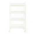 thumbnail image 2 of Kitchen Rolling Cart, 4 Tiers Storage Cart with Hook Kitchen Rack Organizer White, 2 of 9