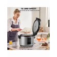 thumbnail image 3 of Commercial Rice Cooker, 60-Cup Rice Cooker, 13.74 Qt / 13 Liter Large Rice Cooker And Warmer With Nonstick Inner Pot, Fast Cooking And 12-Hour Keep Warm, With Rice Cup And Paddle, For Restaurant, 3 of 10
