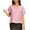 Pink, variant on CHUMUD Women's Sequin Tops Crew Neck Ruffled Sleeves Solid Sparkle Glitter Blouses Dressy Party Concert Outfits