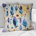 thumbnail image 2 of Designart "Ethereal Tribal Vision" Boho Printed Throw Pillow, 2 of 5