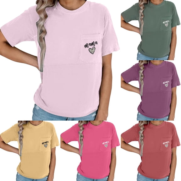 CAIXAI Maternity Summer Clothes Oversized Nursing T-Shirts for Breastfeeding with Hidden Zipper Loose Fit Raglan Short Sleeve Maternity Tops
