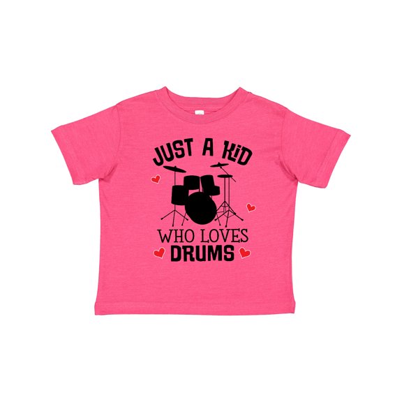 Inktastic Future Drummer Kid Loves Drums Boys or Girls Toddler T-Shirt