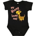 thumbnail image 3 of Inktastic My Nonna Loves Me Cute Giraffe Boys or Girls Baby Bodysuit, 3 of 5