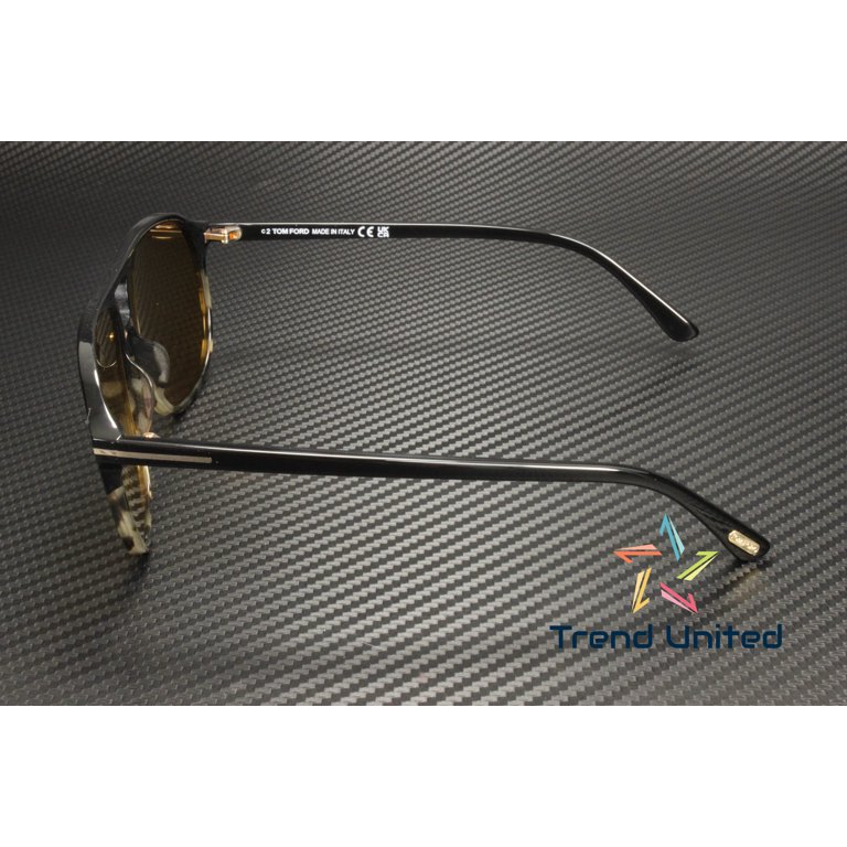 Tom Ford Men's Sunglasses, Model FT1026 05E, Black Plastic