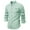 1 Green, variant on Formal Shirts for Men Smart Casual Cotton Dress Shirts Long Sleeve Fitted Designer Shirt Grandad Collar Business Shirt Plain Colour Button Dressy Tops Mens Fashion Dinner Gear