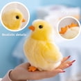 thumbnail image 2 of Soft Chicken Stuffed Animal Plush Doll，Imitation Chicken Plush Toy Animal Teaching Easter Model Decor, 2 of 9