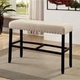 thumbnail image 1 of Banc de Bar Style Rustique, Noir Antique et Ivoire, 1 of 2