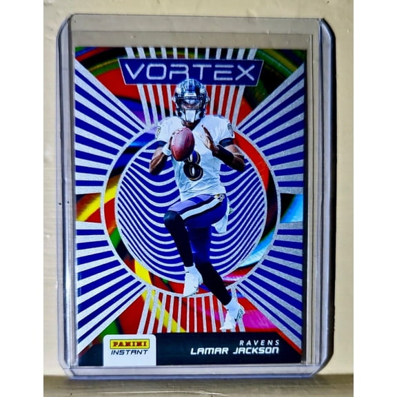 Lamar Jackson 2020 Panini NFL Instant Vortex #4 Football Card 1/935