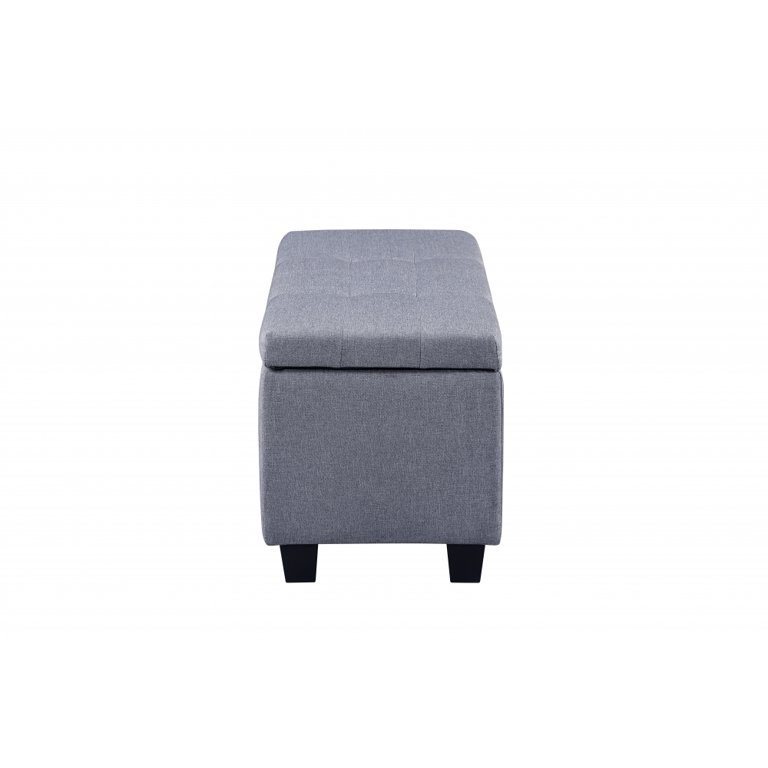 Room Essentials Target Storage Ottoman Grey Collapsible Single
