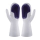 thumbnail image 1 of Fiudx Guantes para Lavar Platos, de Látex Duradero, con Cepillo Integrado, Resistentes a Altas Temperaturas, Multiusos para Cocina, Baño y Coche, para Eliminar El Pelo de Mascotas, 14 X 31 Cm., 1 of 1
