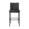 thumbnail image 4 of Amisco Perry Plus 26" Counter Stool - Black Faux Leather/Black Metal, 4 of 9