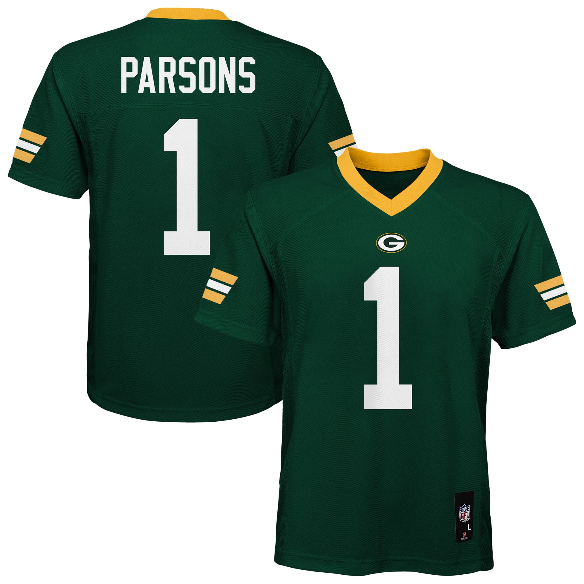 Youth Micah Parsons Green Green Bay Packers Replica Jersey