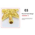thumbnail image 6 of Gcvizuso Christmas Tree, Christmas Tree Decorations, Christmas tree decoration five-pointed star three-dimensional hollow, 6 of 8