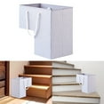 thumbnail image 2 of ROCKROK Practical Stair Step Basket Double Compartment for Efficient Item Organization, 2 of 10