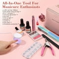 thumbnail image 2 of Kit de uñas de gel Wilfniee para principiantes con 480 puntas de ataúd, 2 of 7