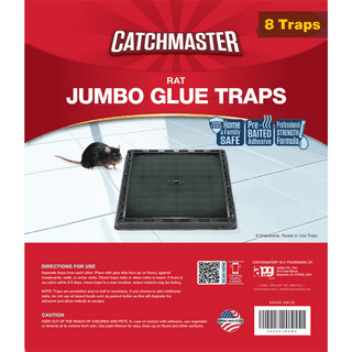 Catchmaster 75m Glue Trap,3/16l x 7-1/2W x 4H