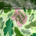 thumbnail image 6 of Happy St. Patrick's Day Cloth Napkins, Spring Lucky Shamrock Cloud Green Washable and Reusable Dinner Napkins Set of 2, Table Napkin for Kitchen Party Birthday Wedding Hotel Housewarming 20"x20", 6 of 9