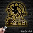 thumbnail image 2 of Handmadetneonsign Horse Racing Metal Wall Art, Horse Metal Sign Wall Decor, Horse Player Metal Decor, 2 of 5