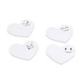 thumbnail image 6 of Under $2, Study Notes, Heart-Shaped Sticky Notes, High-Value Aesthetic Memo Pads for Office & Planning, Small Sticky Notes, White by Goohae, 6 of 8