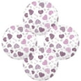 thumbnail image 2 of Coolnut Valentine's Day Love Heart Round Placemats Waterproof Non-Slip Washable Place Mats Polyester Table Mats Set of 6 Heat Resistant for Home Kitchen Holiday Party Home Decor Gifts, 2 of 7