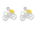 thumbnail image 1 of Gemelos de bicicleta para hombre, diseño creativo de ciclistas, aleación, 1 of 3