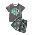 thumbnail image 2 of TBWNWG 3t Boys Pajamas Short Sleeve,Boys Sleeve Top and Shorts,2 Piece Pajama Set Sizes 6-7 Years, 2 of 9