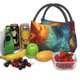 thumbnail image 3 of Disketp Red And Blue Fire Peacock Bolsa Térmica Estampada, Bolsa Térmica Aislante para Almuerzo, Playa y Campamento, 3 of 6