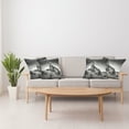 thumbnail image 4 of Ambesonne Black and White Throw Pillow Cover 4 Pack, Wild Lioness, 16",, 4 of 7