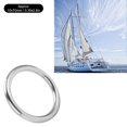 thumbnail image 2 of Khall Multi Purpose Metal O Rings,Steel Rings,10mm / 0.4in O Rings Stainless Steel Hardware Hanging Rings for Marine Boat Hammock Yoga, 2 of 8