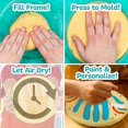 ! Sand Dough Sculpt & Paint Creations Make Your Own Handprint Stones