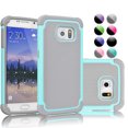 thumbnail image 1 of Galaxy S6 Case, Samsung Galaxy S6 Case, [Black] Rugged Rubber Plastic Impact Defender Slim Hard Case Cover Shell For Samsung Galaxy S6 S VI G9200 GS6 All Carriers, 1 of 4