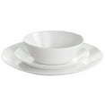 thumbnail image 3 of Gibson Courtyard 12 Piece Dinnerware Set in Opal Tempered Glass, 3 of 6