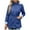Blue, variant on Women's Rain Jacket Waterproof Windbreaker Trench Coat Active Outdoor Hiking Travel Raincoat with Removable Hood(Dark Blue,S)