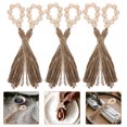 thumbnail image 4 of LOLIPPYY 6-Pack Wooden Bead Napkin Holders for Party, Birthday, Wedding, and Gathering Serviette Decor, 4 of 7
